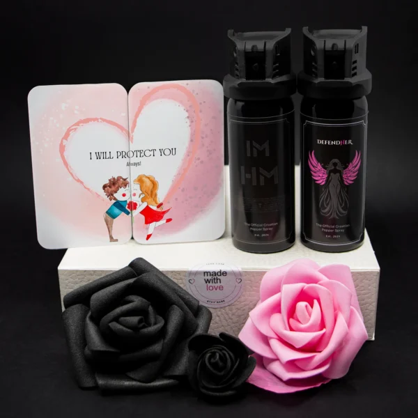 Muški i ženski suzavac zajedno u giftbox-u